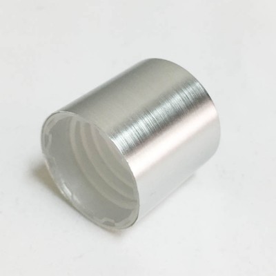 Brushed Aluminum Disc Top Cap 20-410 24-410 28-410