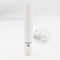 Customized cosmetic plastic squeeze soft tube for eye cream tube with screw cover