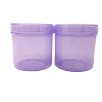 160ml cosmetic packaging pp plastic hair gel conditioner jar with plastic pp lid