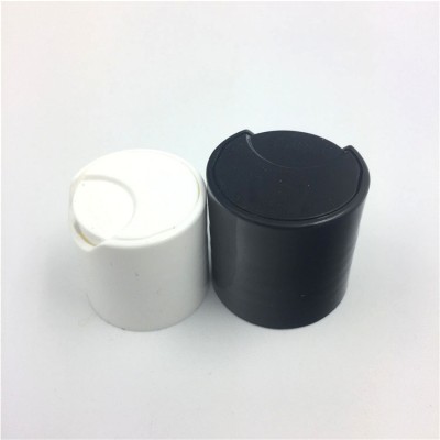 Stocks 24/410 black disc top cap for hand lotion