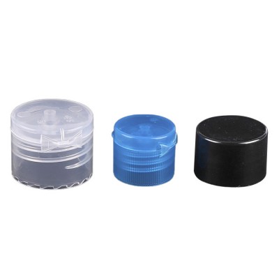 plastic flip top cap screw lip for cosmetic bottle 18mm 20mm 24mm 28mm fast lead time