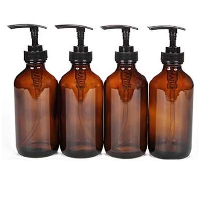 500ml amber empty glass spray bottle hand sanitizer bottles