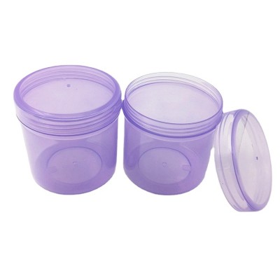 160ml cosmetic packaging pp plastic hair gel conditioner jar with plastic pp lid