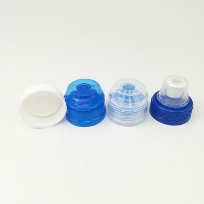 Plastic sports water screw caps 38mm /28mm 38mm pco  drink water bottles double wall flip top lids temoer evident screw cap